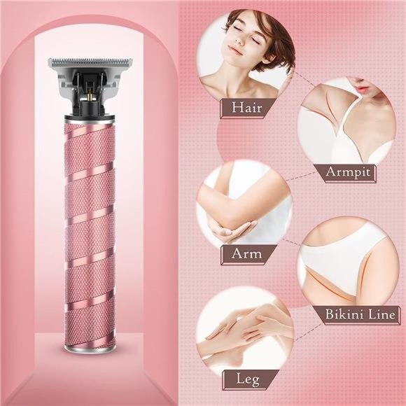 Hair Trimmer for Women, Bikini Trimmer Electric Razors Shaver for Women Grooming - Picture 3 of 7
